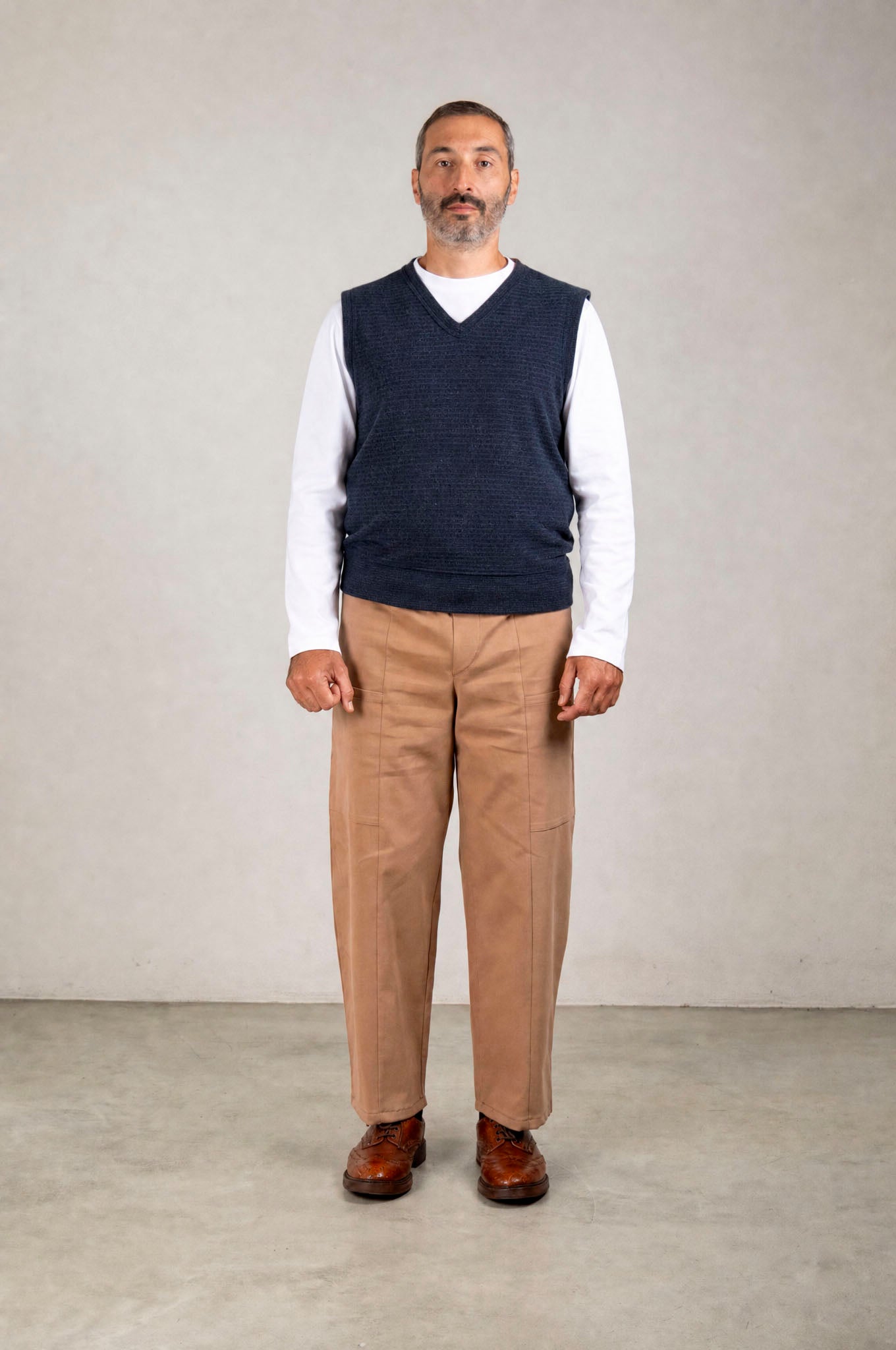 V-neck vest