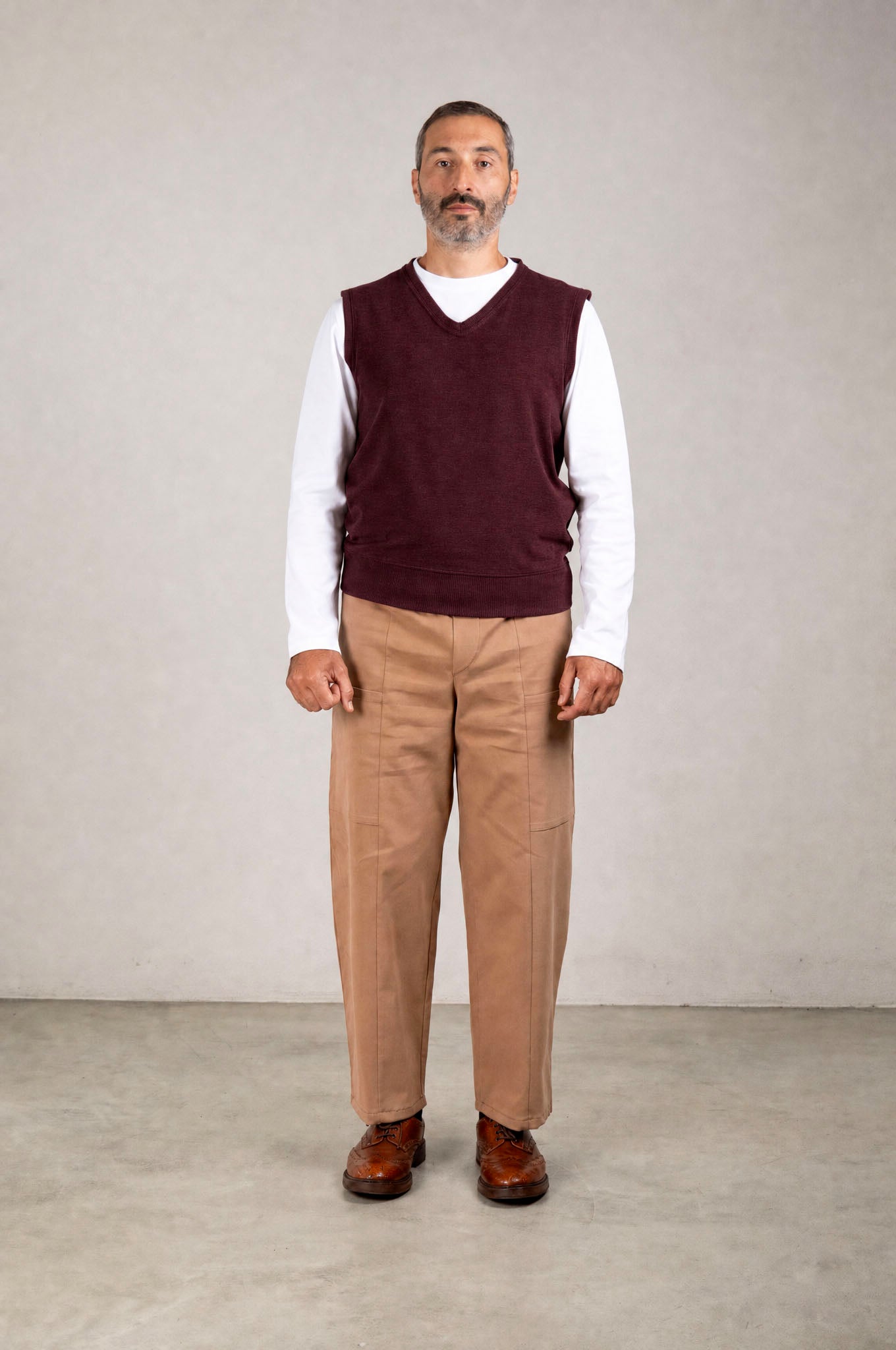 V-neck vest