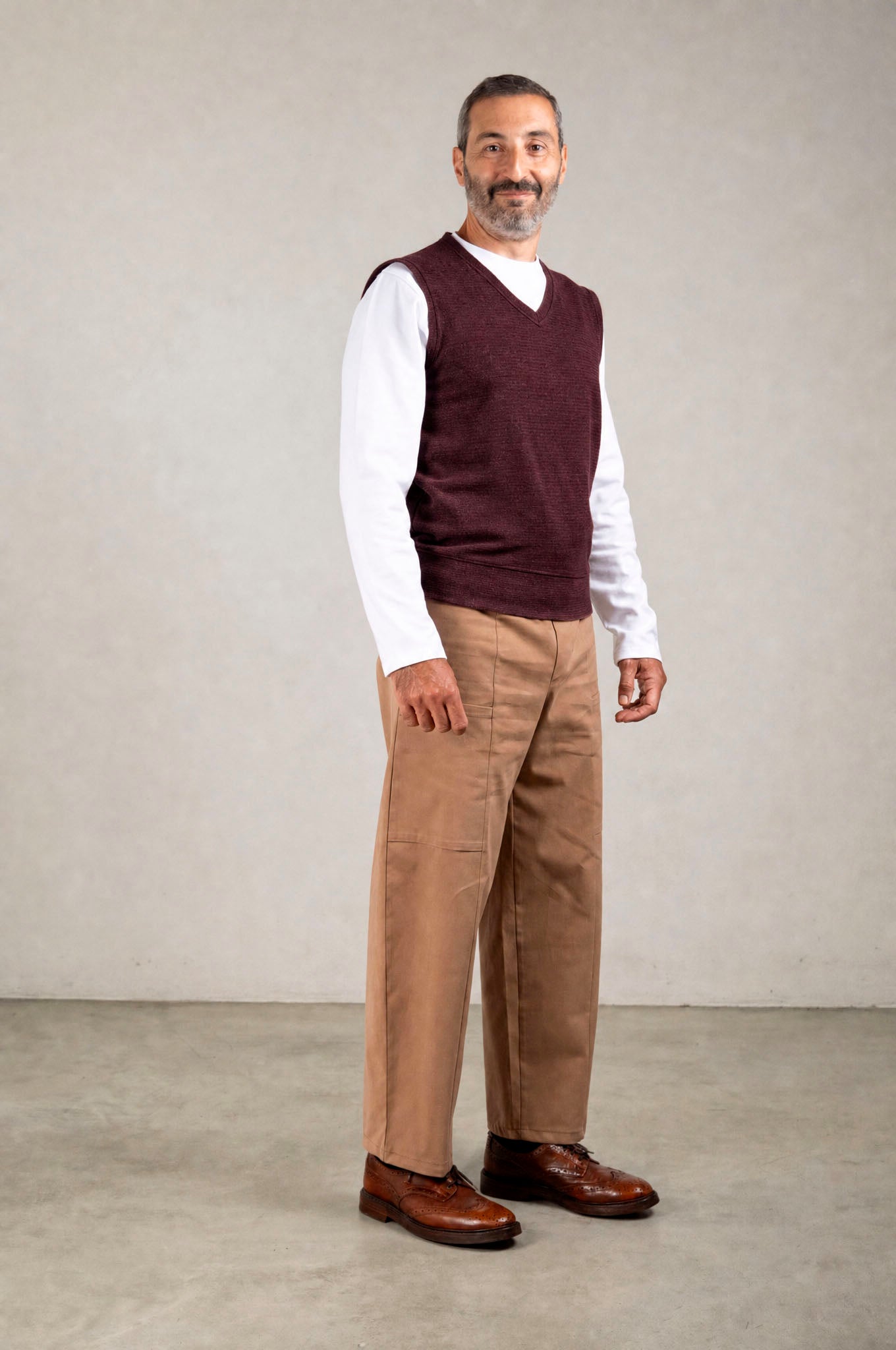 V-neck vest