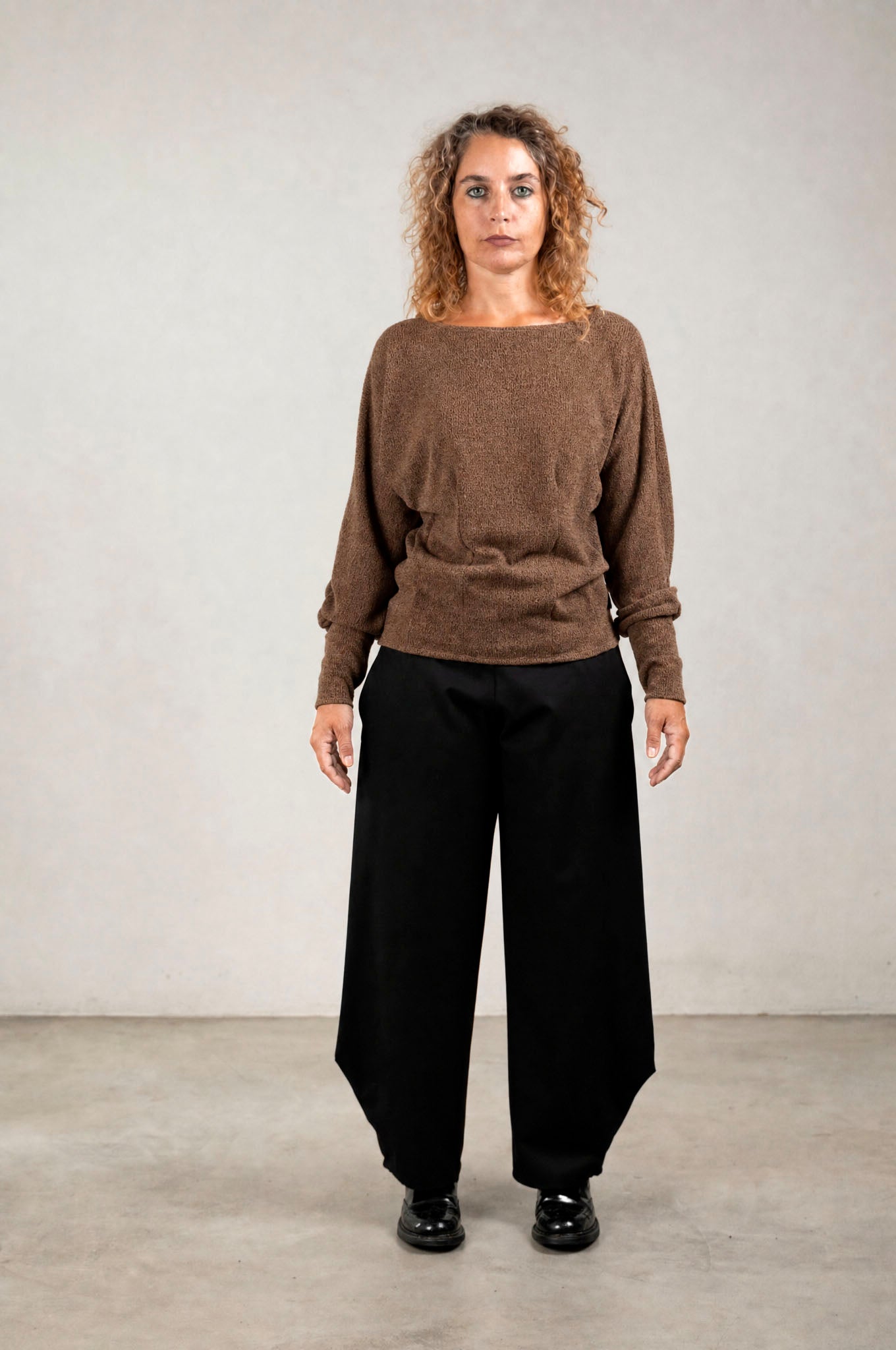 Darted sweater