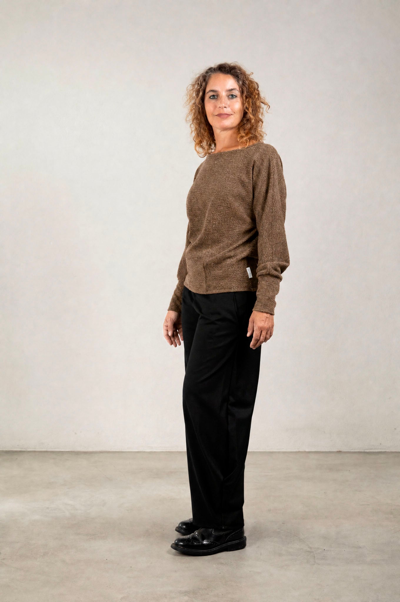 Darted sweater