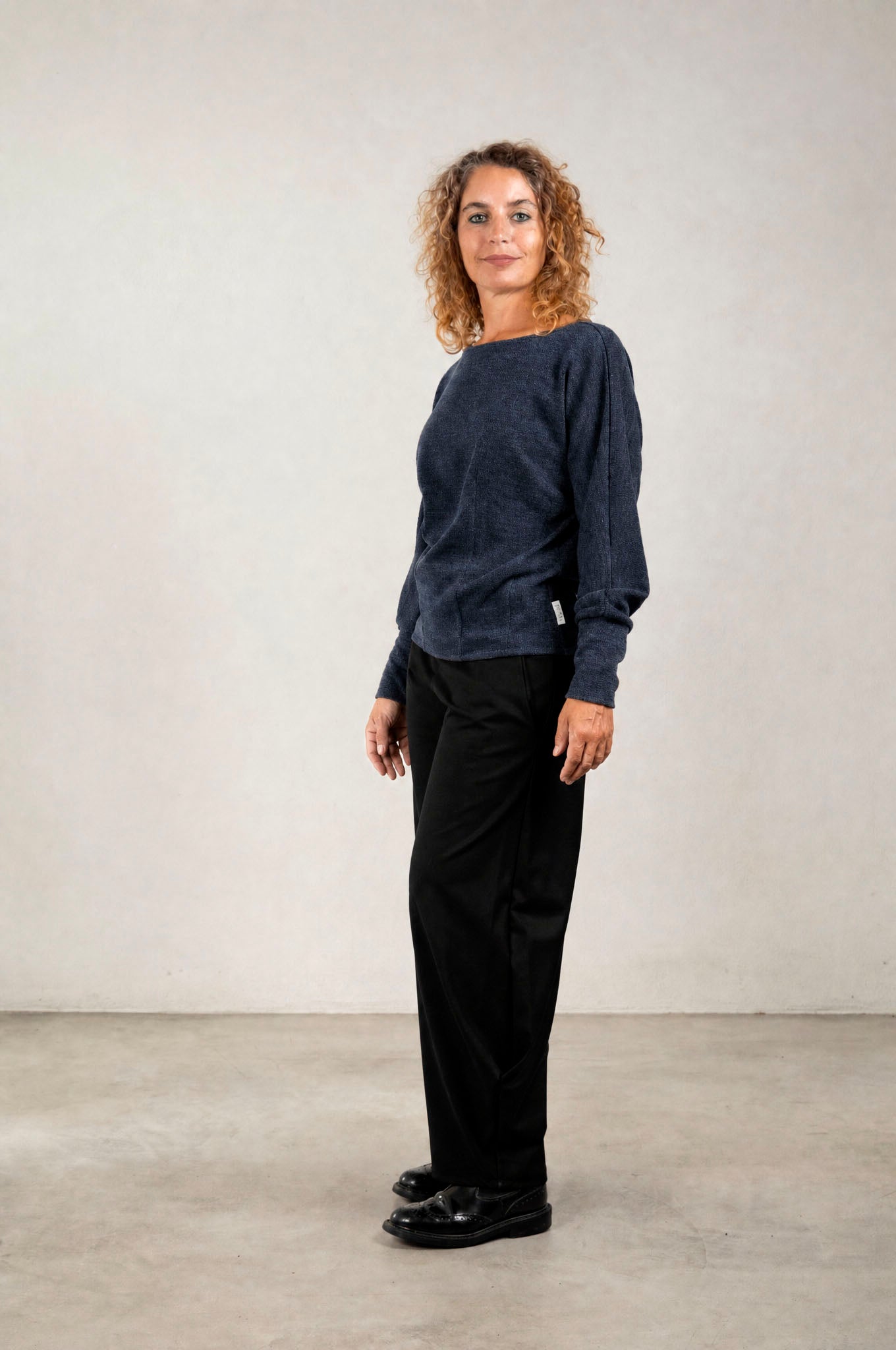 Darted sweater