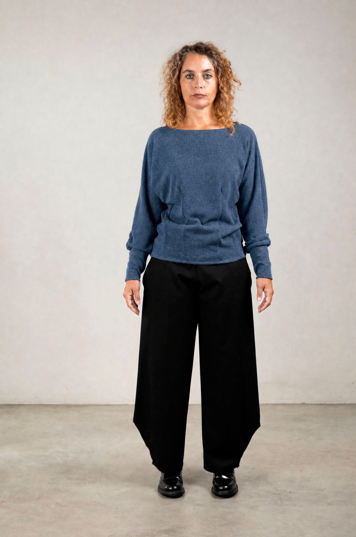 Darted sweater