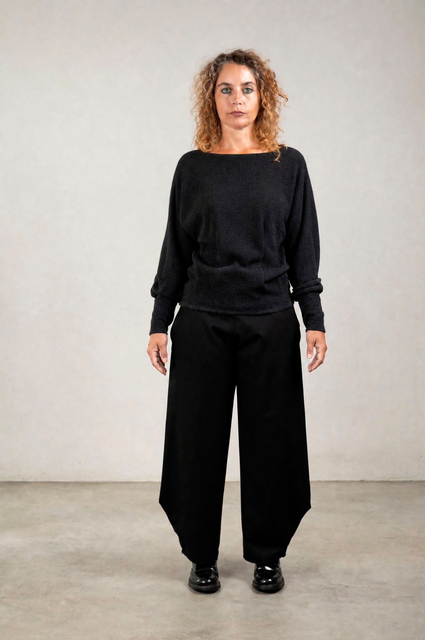 Darted sweater