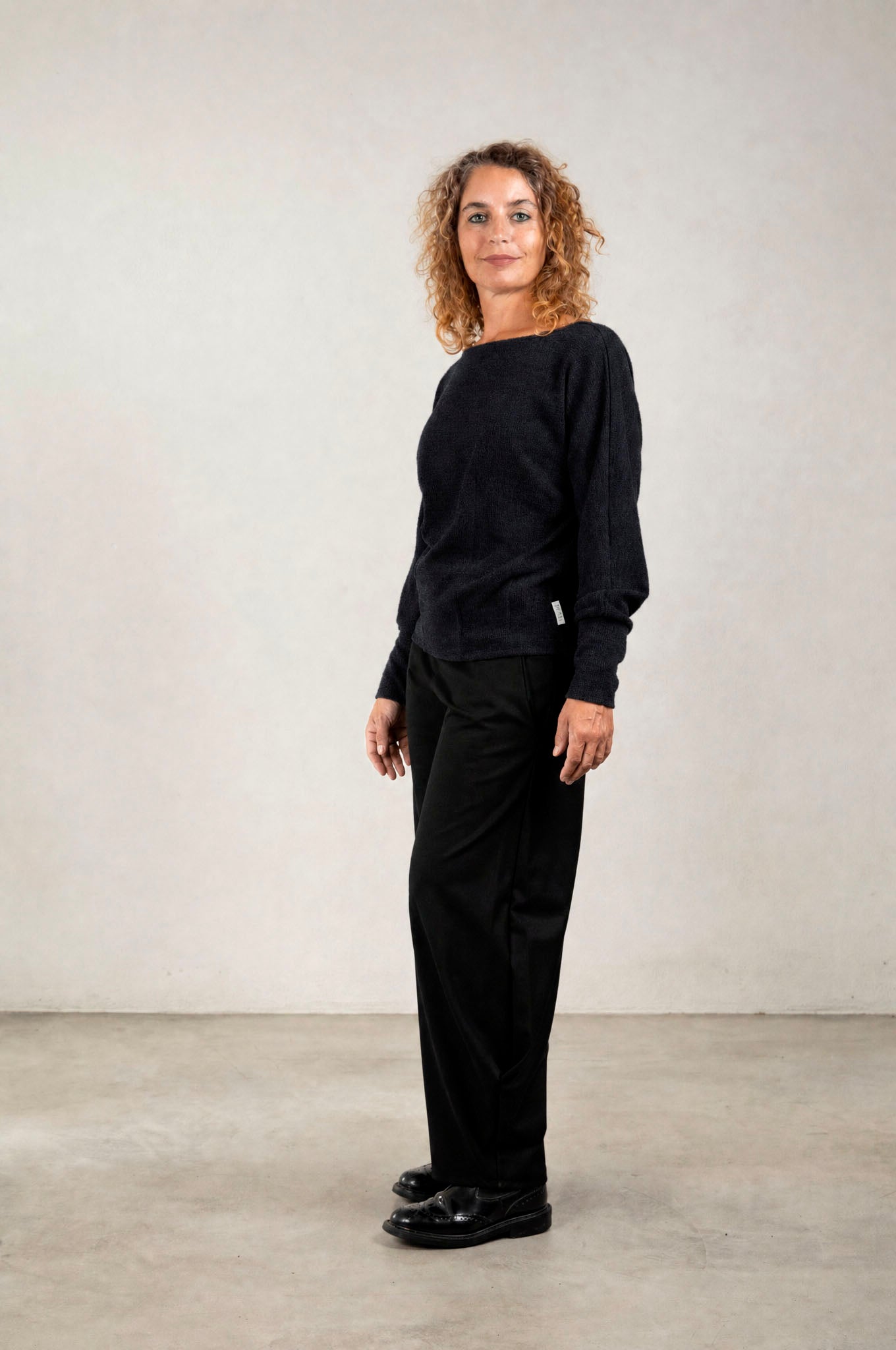 Darted sweater
