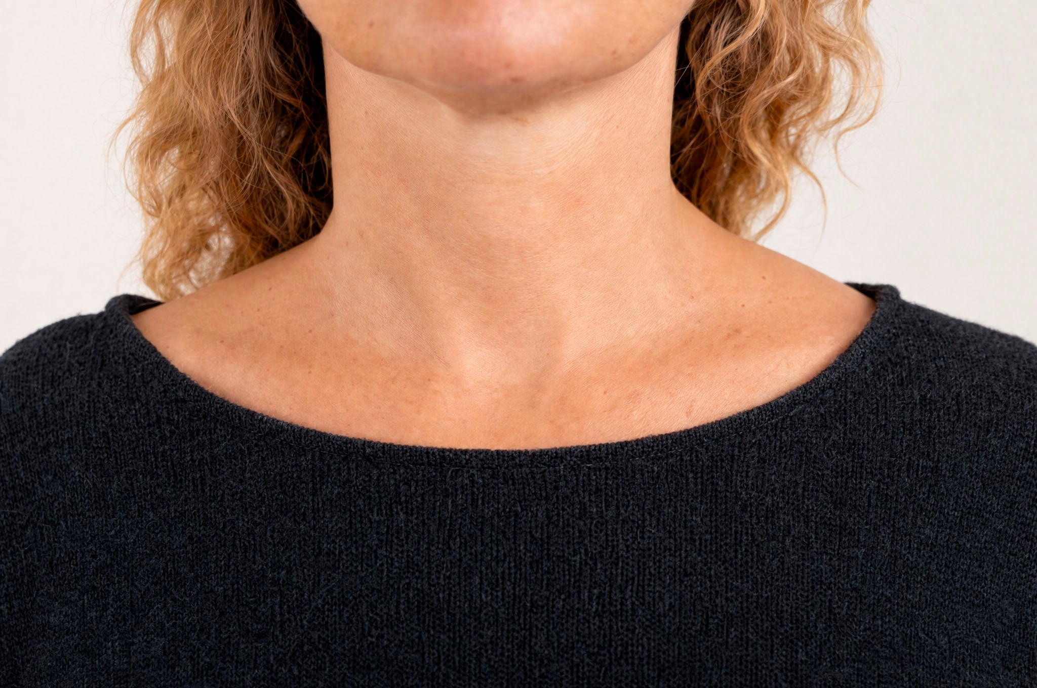 Darted sweater