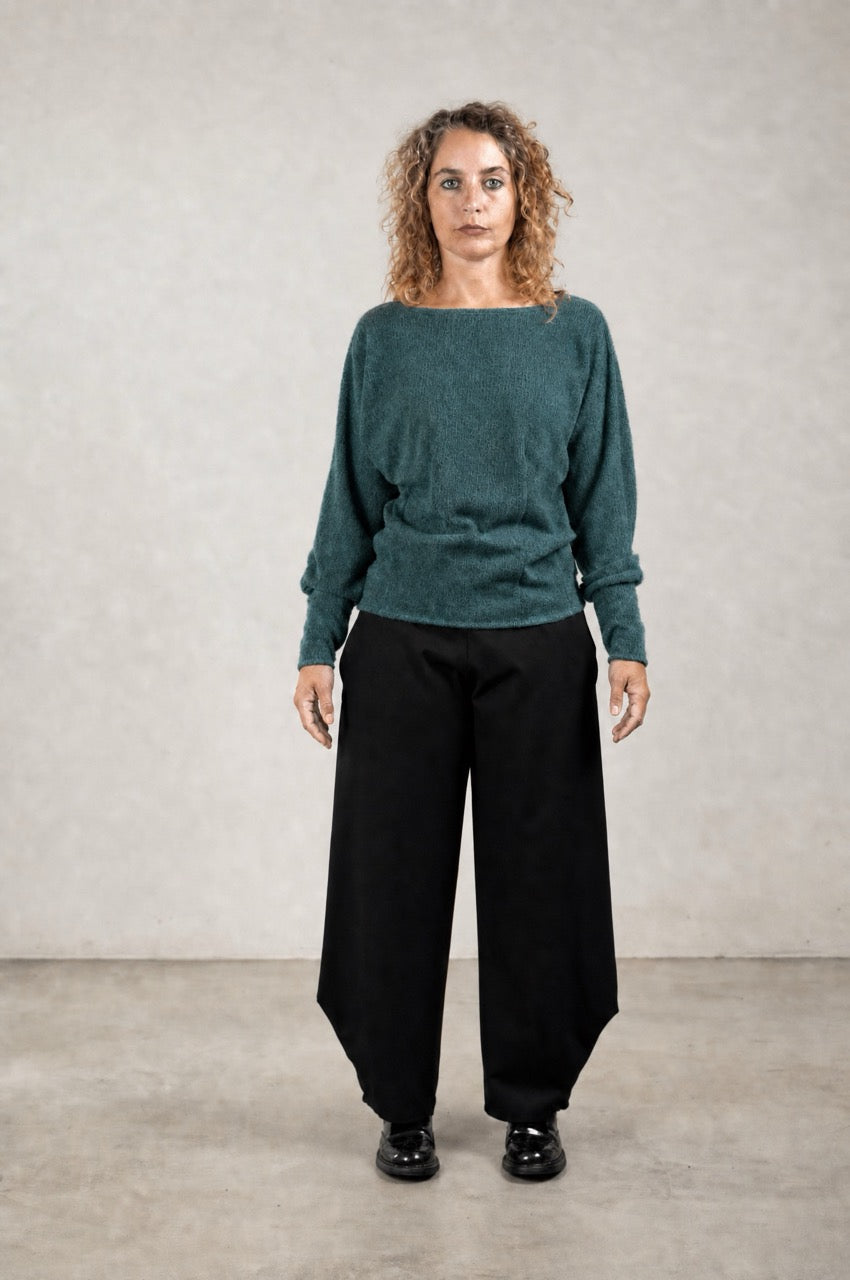 Darted sweater