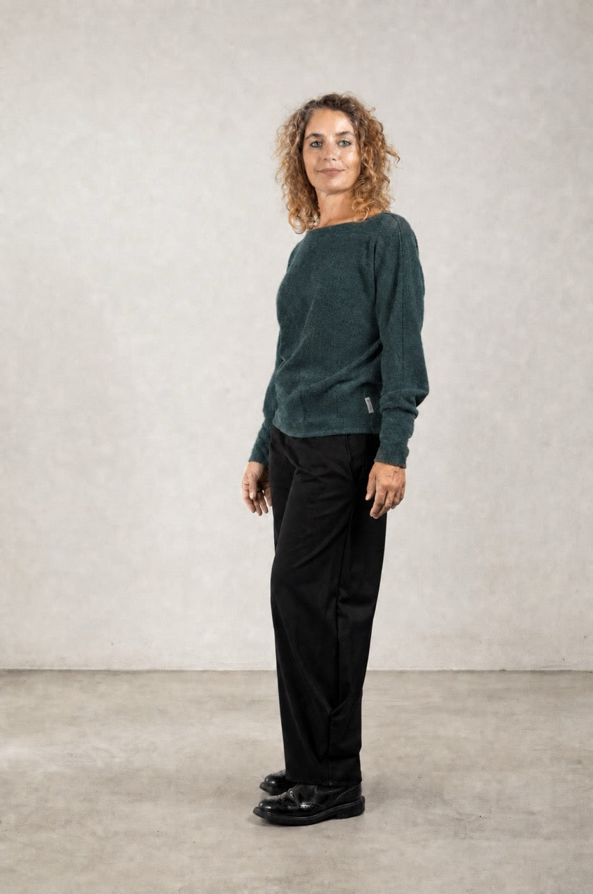 Darted sweater