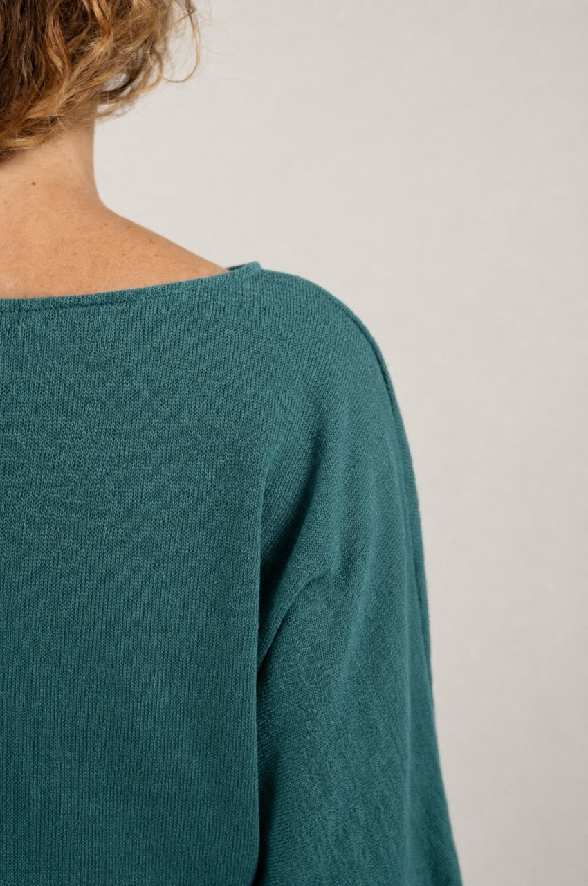 Darted sweater