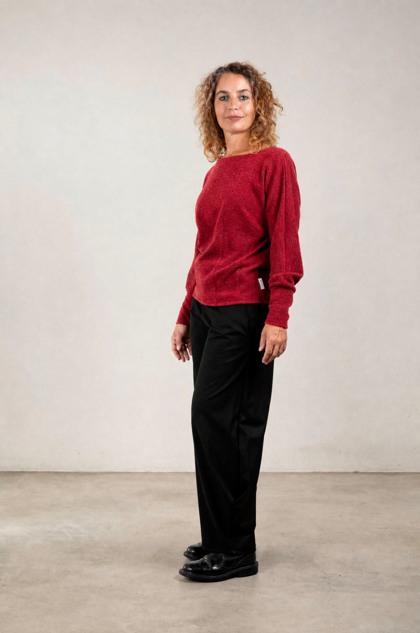 Darted sweater