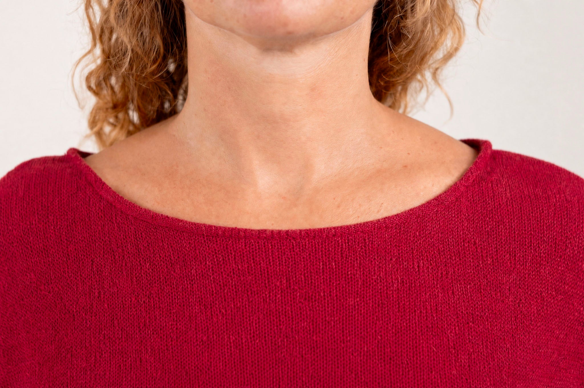 Darted sweater