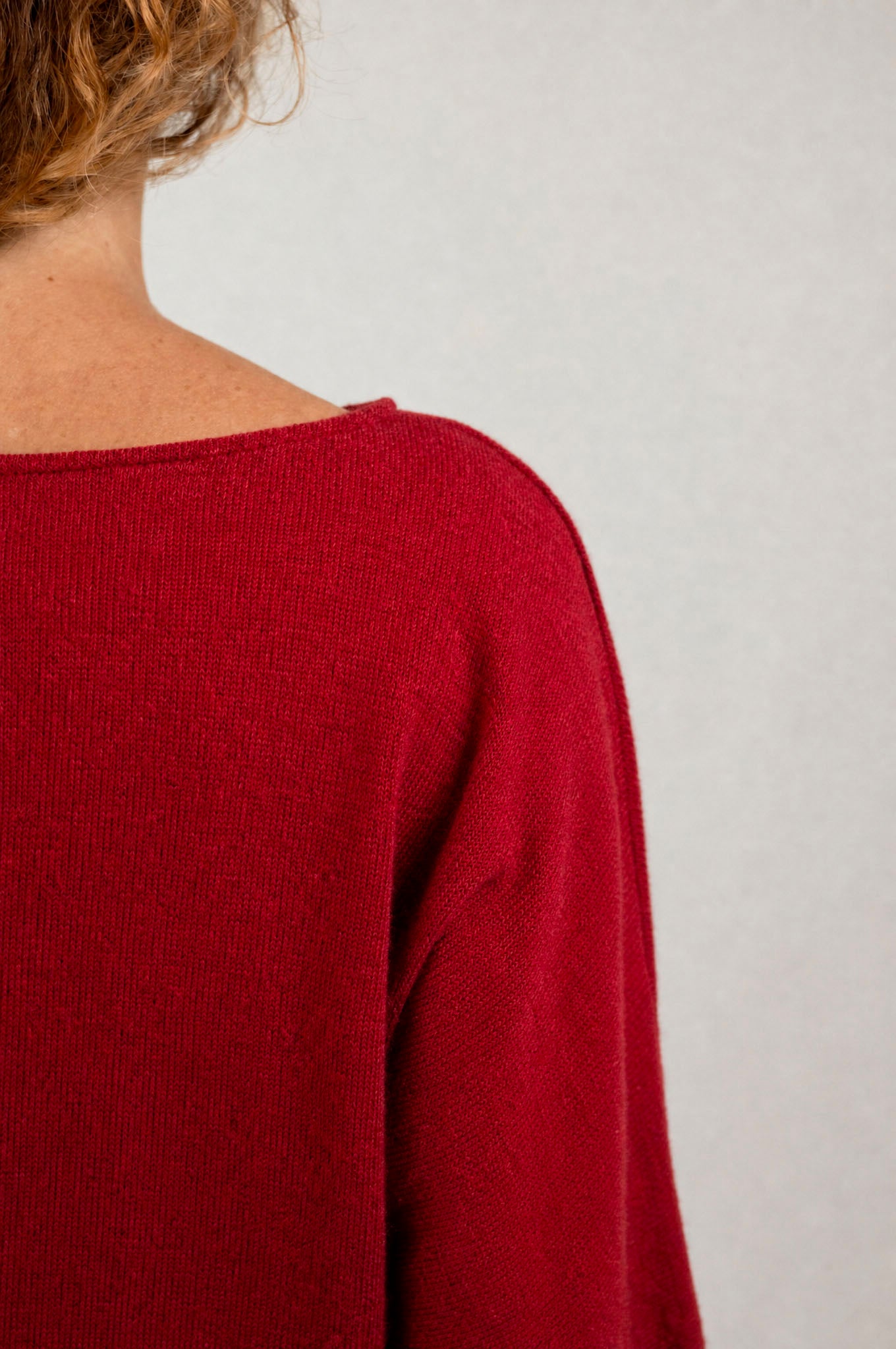 Darted sweater
