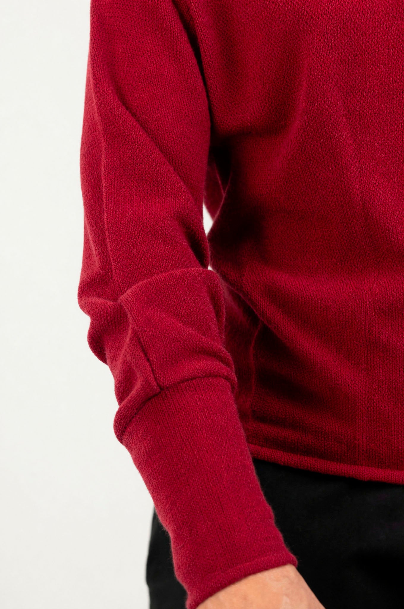 Darted sweater