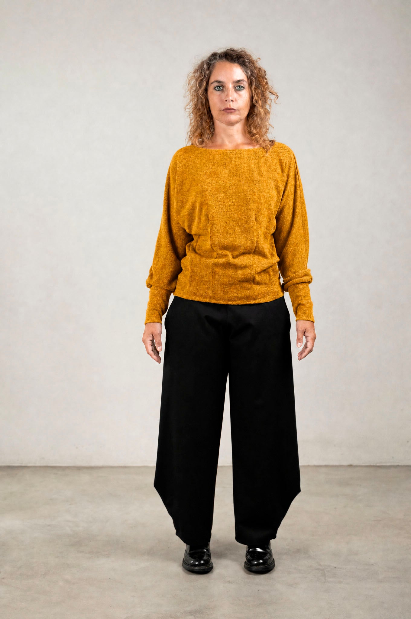Darted sweater