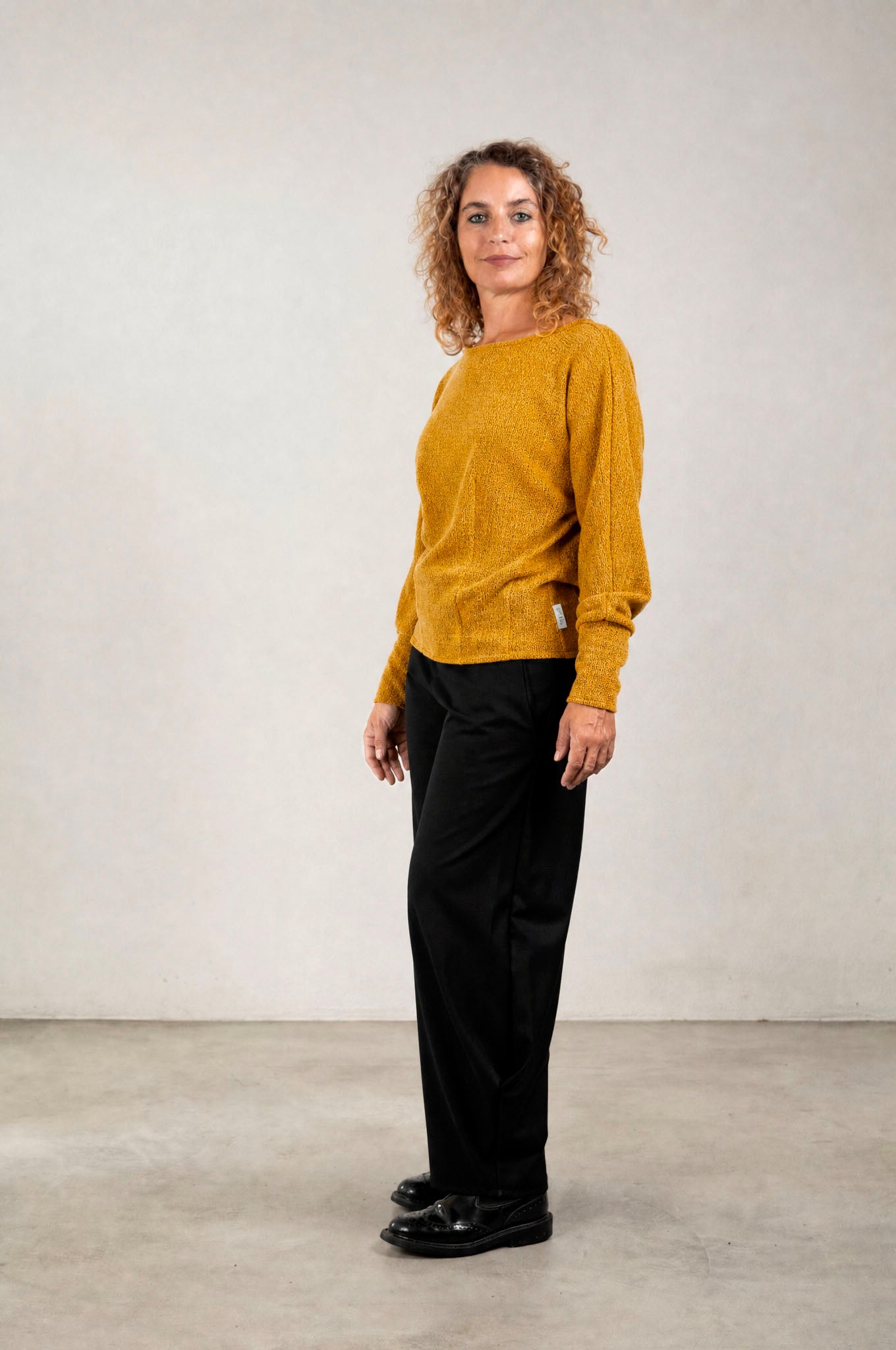 Darted sweater